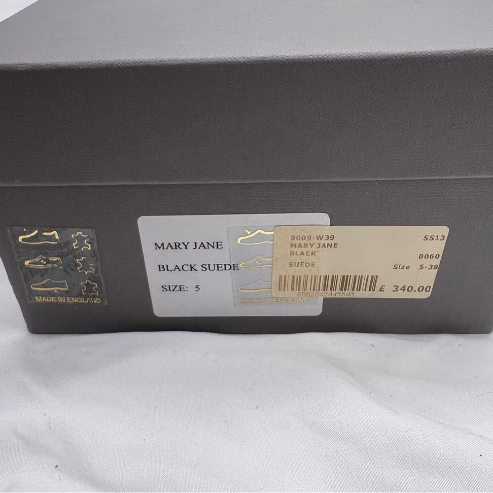 Vivienne Westwood Animal Toe Mary Jane Black Suede Heels UK 5 - Picture 7 of 8